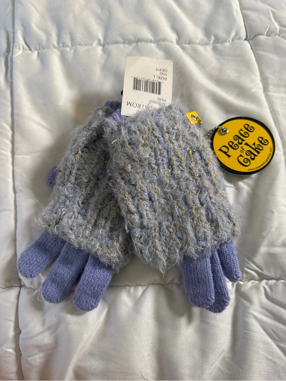 Peace & Calm Kids Lavender Convertible Mittens